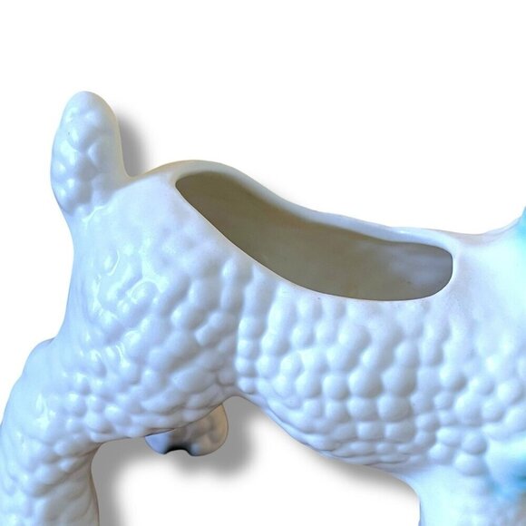 Vintage 50s Spring Lamb Ceramic Pottery Planter Nursery Decor Mid Century Kitsch - Picture 6 of 12